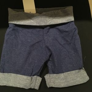 Girls Rolltop Denim NWT Size 5/6 Stretch Biker Shorts